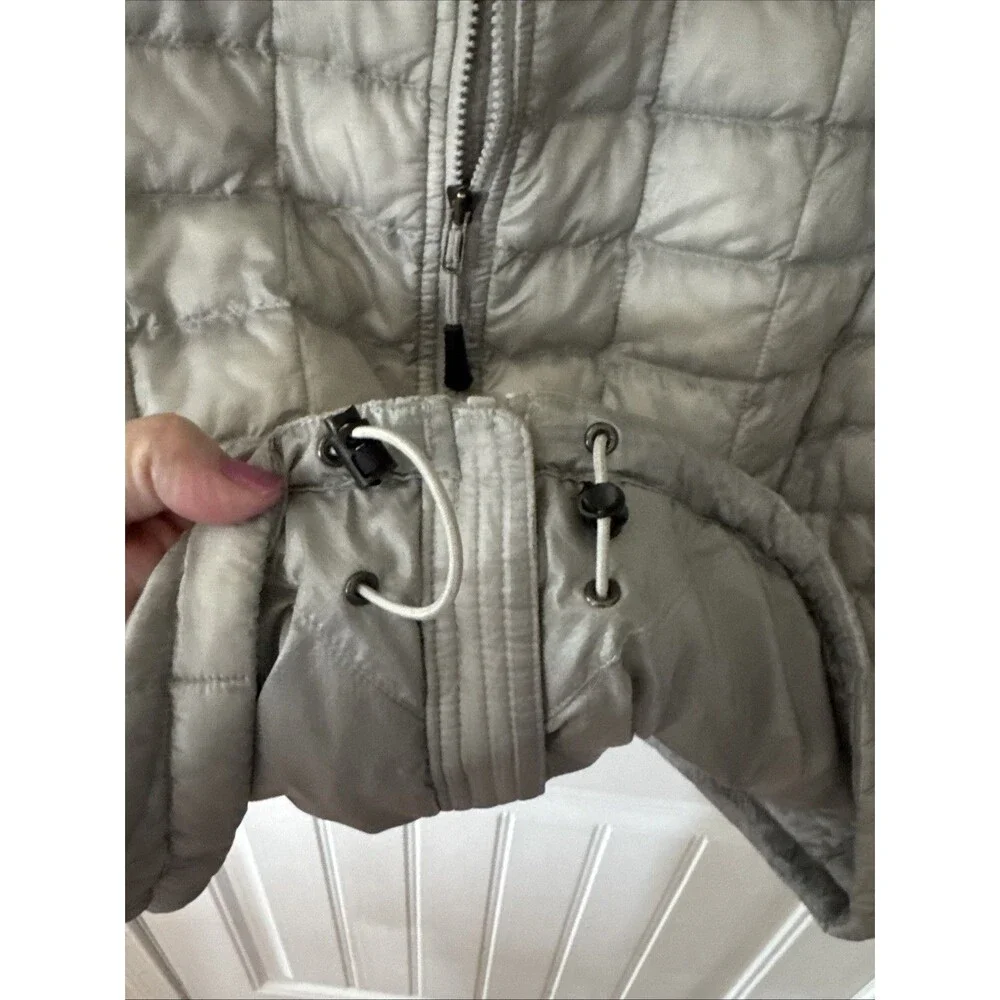 The North Face Mens Thermoball Eco Puffer Jacket Grey XL Quilted Lightweight